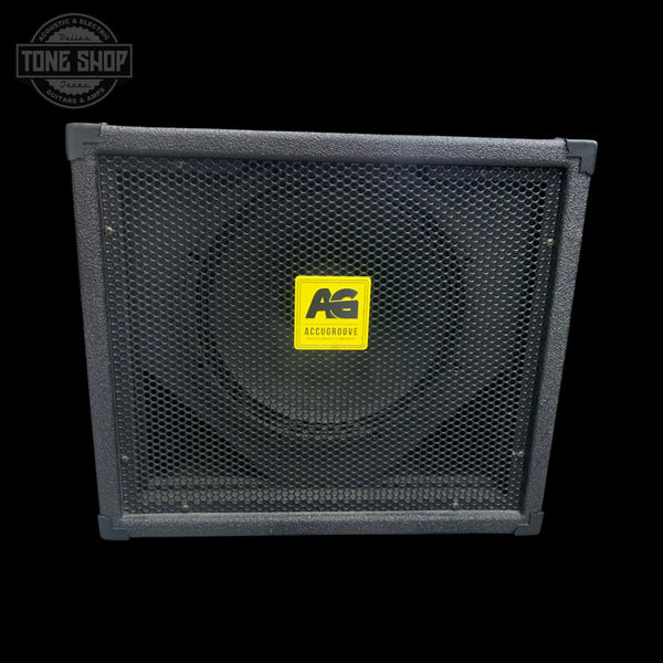 Front of Used Accugroove D-Cell504 FRFR Powered Cab TFW3806.