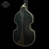Back of Used 2007 Hofner Contemporary Series HCT-500/1 Violin Bass Black body.