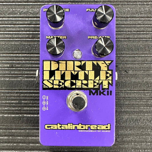 Top of Used Catalinbread Dirty Little Secret MKII Pre Amp Pedal TSS3869