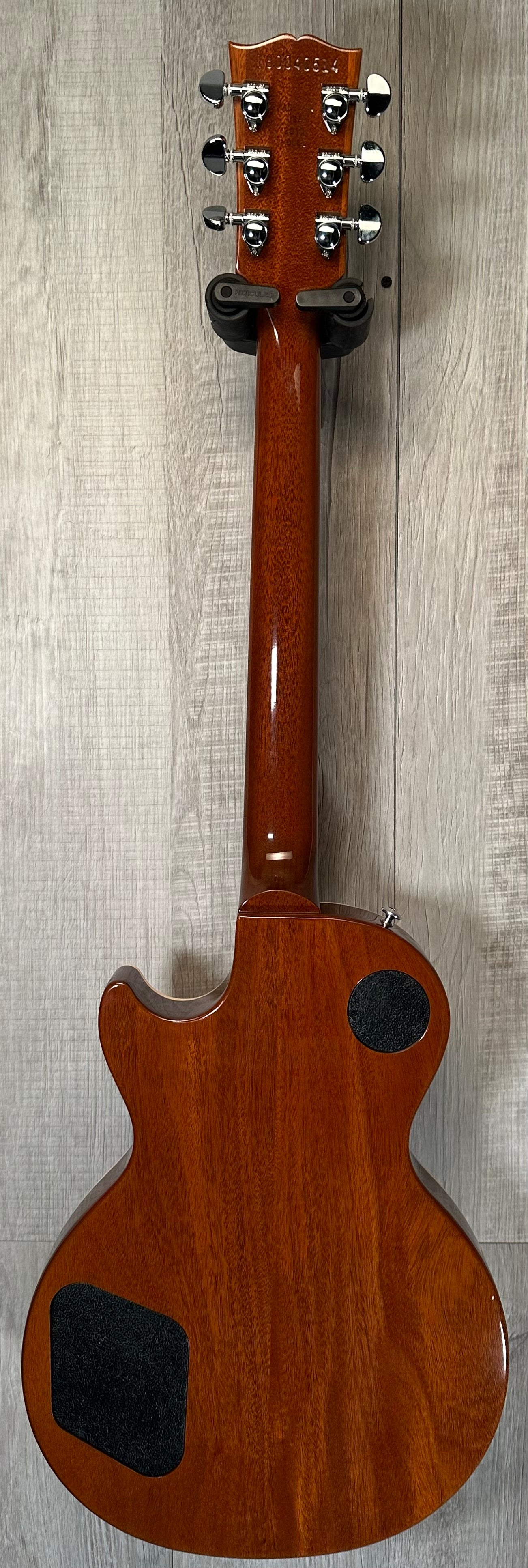 Full back of Used 2018 Gibson Les Paul Standard Mojave Burst w/case TSS3885