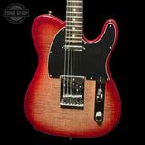 Front of Used 2022 Limited Edition American Ultra Telecaster Umbra Burst.