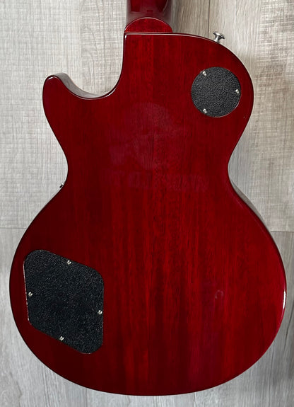 Back of Used 2016 Gibson Les Paul Traditional Wine Red w/case TSS3874