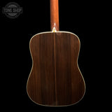 Back of body of Used Alvarez LD70e Laureate Series Dreadnought.
