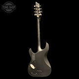 Back of Used 2012 Schecter Blackjack SLS C-1 S Matte Black TFW3871.