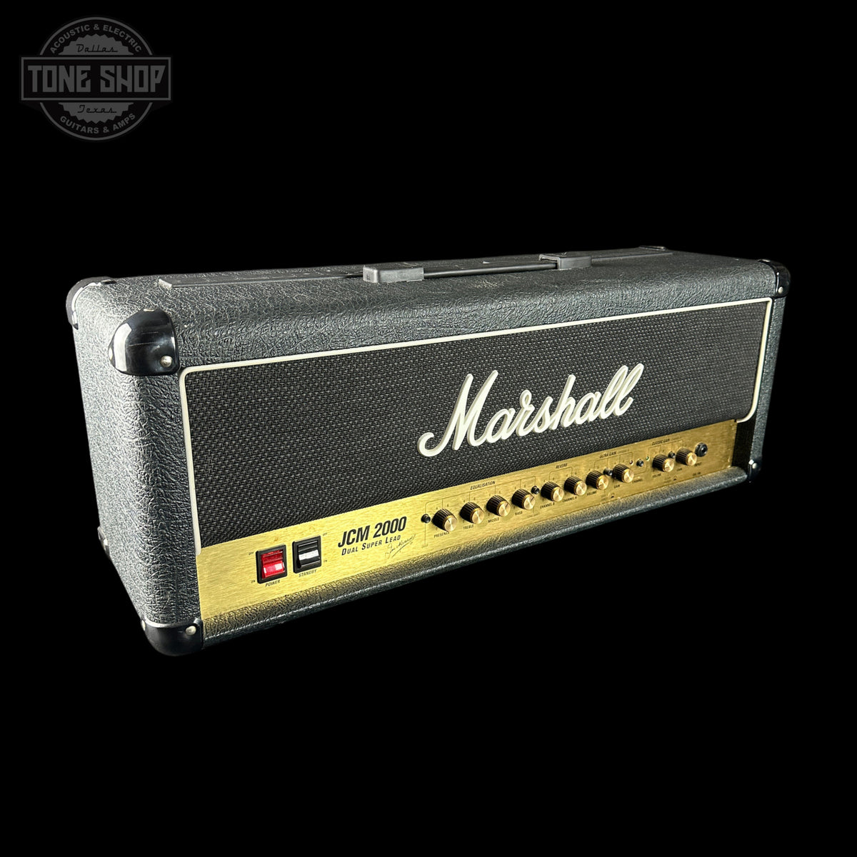 Front angle of Used Marshall JCM2000 DSL100 Head.