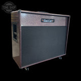 Left side of Used 2026 Bad Cat TSG Exclusive Era 212x Purple Sparkle 2x12 Speaker Cabinet TFW3869.