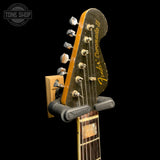 Headstock of Used 1967 Fender Coronado II Cherry Red.