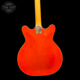 Back of body of Used 1967 Fender Coronado II Cherry Red.