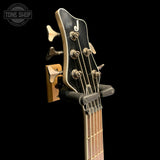 Headstock of Used 2021 Jackson JS Series Spectra Bass JS3V 5-String Walnut Stain TFW3885.