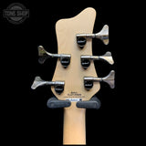 Back of headstock of Used 2021 Jackson JS Series Spectra Bass JS3V 5-String Walnut Stain TFW3885.