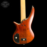 Back of body of Used 2021 Jackson JS Series Spectra Bass JS3V 5-String Walnut Stain TFW3885.