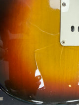Wear/Damage on Vintage 1977 Fender Stratocaster Sunburst changed bridge pickup No case TFW3528.