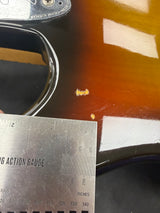 Wear/Damage on Vintage 1977 Fender Stratocaster Sunburst changed bridge pickup No case TFW3528.