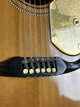 Bridge of Vintage 1963 Fender King.