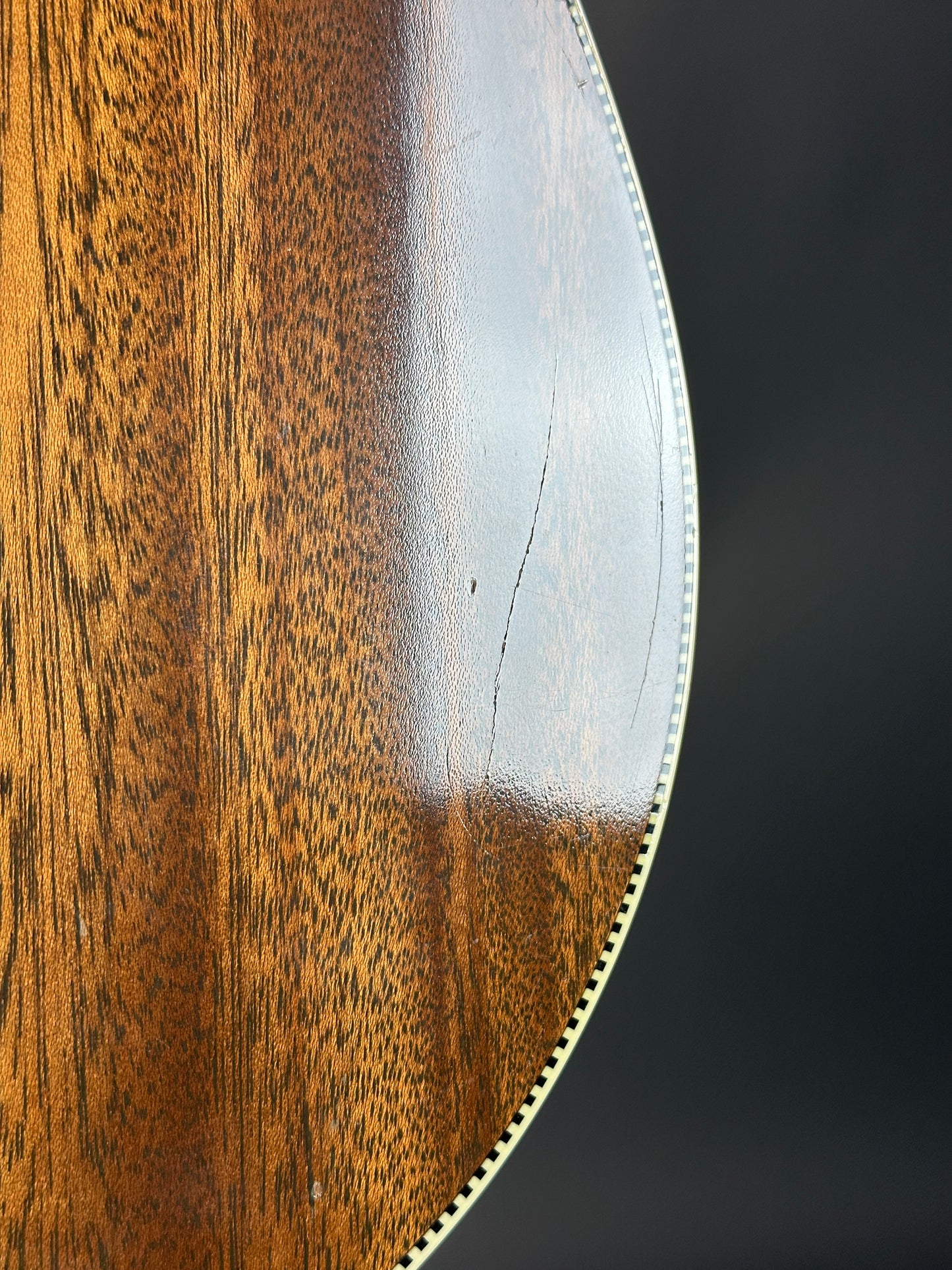 Wear on back of Vintage 1963 Fender King.