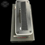 Bottom of Used D'Addario Planet Waves Chromatic Pedal Tuner Plus.