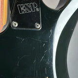 Wear on back of Used ESP LTD MIJ Black.