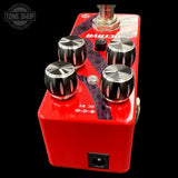 Back angle of Used Pigtronix Octava Micro Analog Octave Fuzz TFW3595.