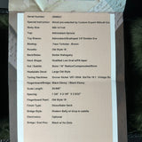 Spec sheet for used Martin
