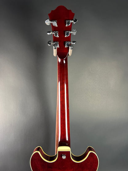 Back of neck of Used Ibanez Artcore AS73-TCR Hollowbody.