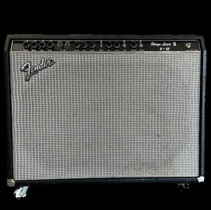 Front of Used 80's Fender Stage Lead II 2-12 Amplifier TFW2323