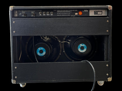 Back of Used 80's Fender Stage Lead II 2-12 Amplifier TFW2323