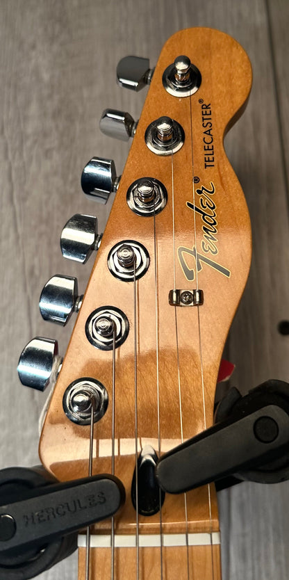 Headstock of Used Fender Standard Telecaster 3-Tone Sunburst TSS3895