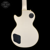 Back of body of Used 2023 Epiphone Les Paul Custom Alpine White.