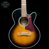 Front of Used 2021 Epiphone J200-EC Studio Parlor TFW3896.
