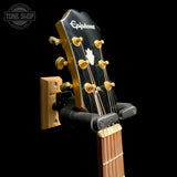 Headstock of Used 2021 Epiphone J200-EC Studio Parlor TFW3896.