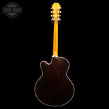 Back of Used 2021 Epiphone J200-EC Studio Parlor TFW3896.