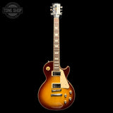 Full frontal of Used 2025 Gibson Les Paul Standard 60s Bourbon Burst.