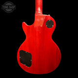 Back of body of Used 2025 Gibson Les Paul Standard 60s Bourbon Burst.