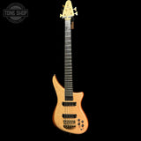 Full frontal of Used 1995 Alembic Epic 5 WLSB-5 Natural.