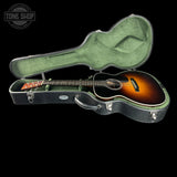 Collings OM2 A HC Hill Country Sunburst Adirondack in case.