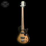 Full frontal of Used 2022 Gretsch G2220 Electromatic Junior Jet Bass II Short Scale Bristol Fog TFW3566.