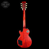 Full back of Gibson Custom Dealer Select 1959 Les Paul Standard Tejas Burst AAA Top VOS.