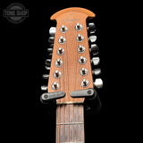 Headstock of Used Ovation Balladeer 6751 12-String.