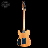 Full back of Used Fender Finneas Acoustasonic Player Telecaster.