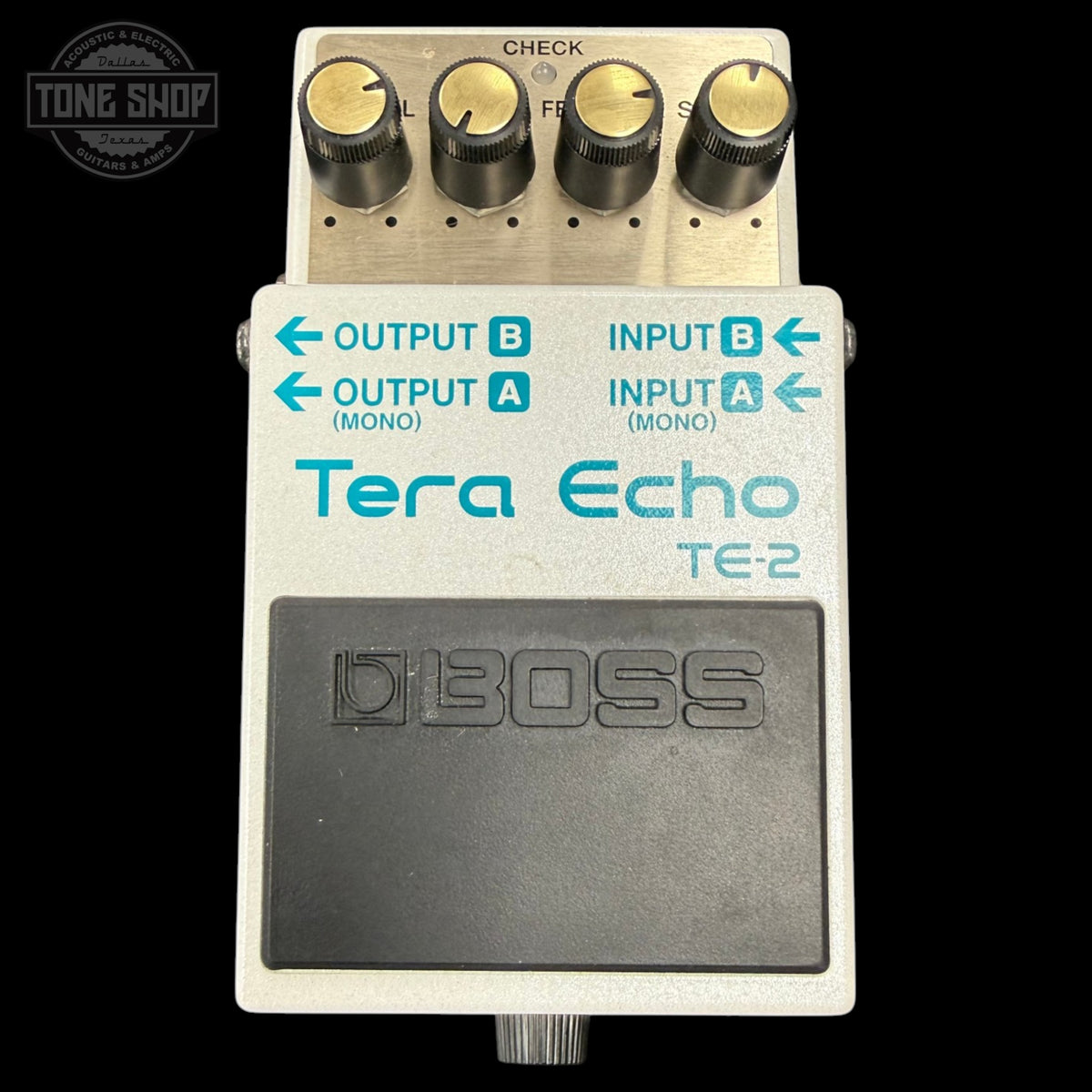 Top of Used Boss TE-2 Tera Echo TFW3624.