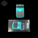 Top of Used Behringer Compressor-Sustainer CS400 with box.
