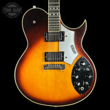 Front of Used 1979 Gretsch 7682 Atkins Super Axe Sunburst.