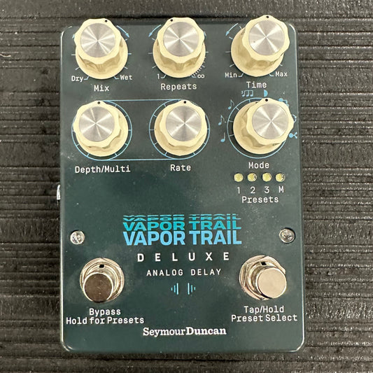 Top of Used Seymour Duncan Vapor Trail Deluxe Analog Delay Pedal TSS3925