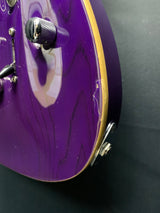 Damage/wear on Used ESP Custom Shop Horizon MIJ Puple w/Small-Chip-Repair.