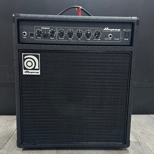 Front of Used Ampeg BA-110 Bass Amp TSS3921