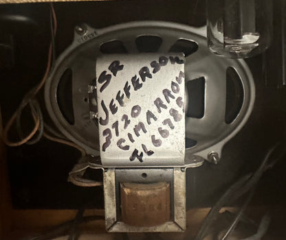 Speaker of Used 1956 Gibson GA-5 Les Paul Junior 5 Watt Amp All Original w/Original 5x7 Oval Speaker TSS3932