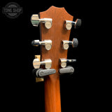 Back of headstock of Used 2006 Taylor 314CE Natural.