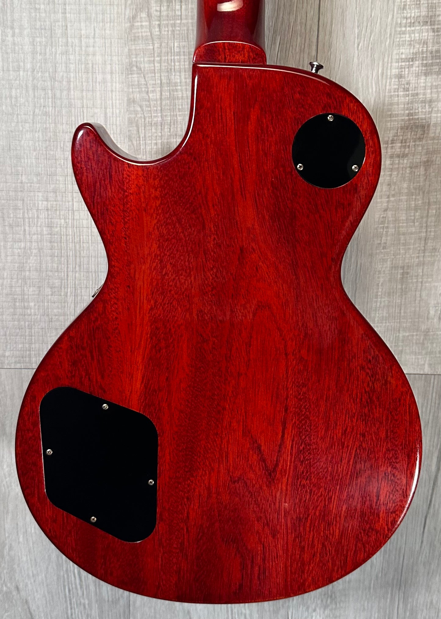 Back of Used Gibson Custom Shop 60th Anniversary '59 Les Paul Standard Bolivian Sunrise Teaburst VOS NH w/case TSS3937