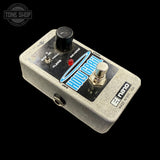 Left side of Used Electro-Harmonix Holy Grail Nano Reverb Pedal.