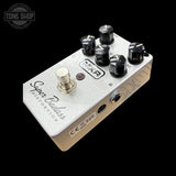 Left angle of Used MXR M75 Super Badass Distortion.
